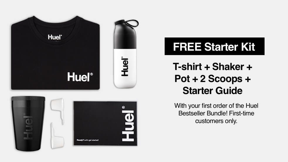 Huel Starter Kit - Includes 2 Pouches of Nutritionally Complete