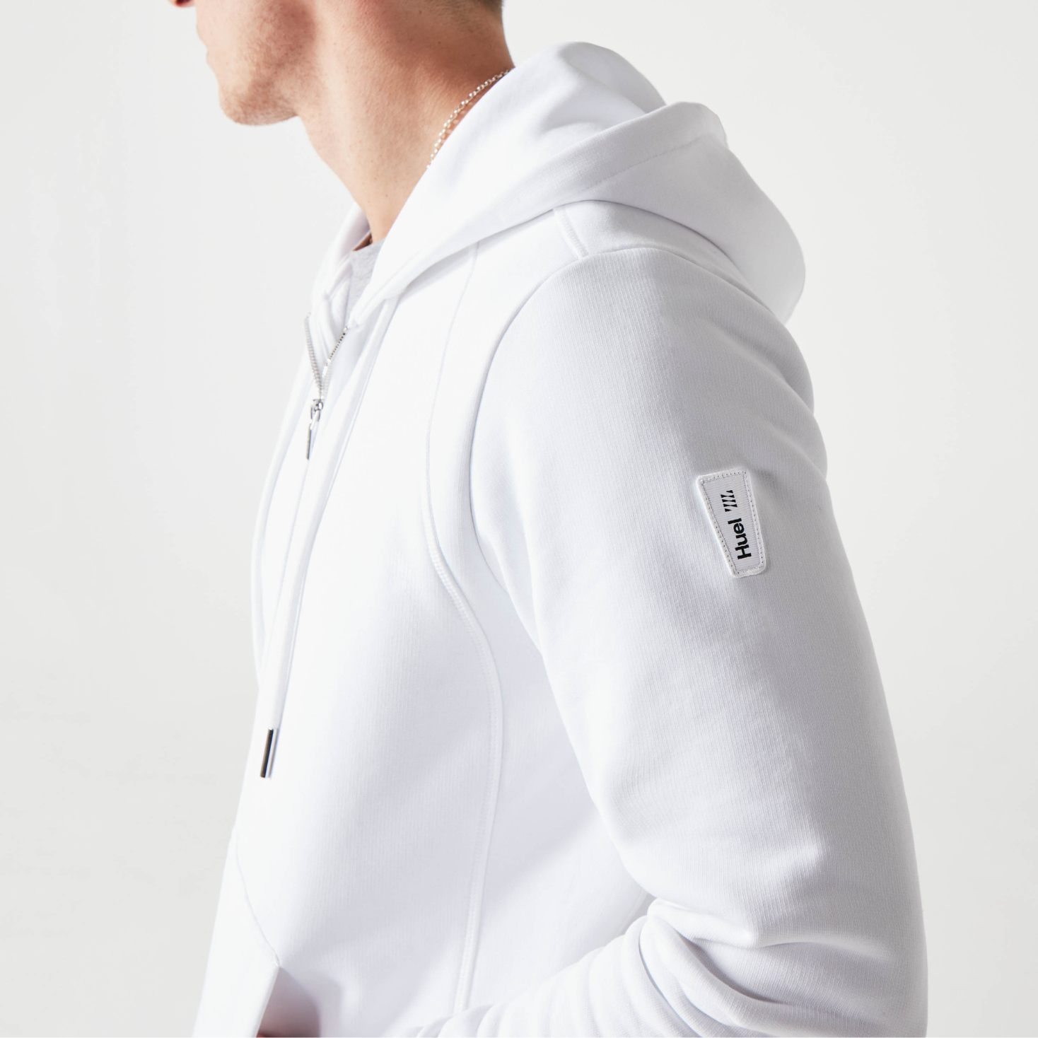 Men's Zip-Through Hoodie v1.0: 100% GOTS-certified organic cotton